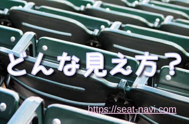 愛知スカイエキスポ　見え方  アリーナ席